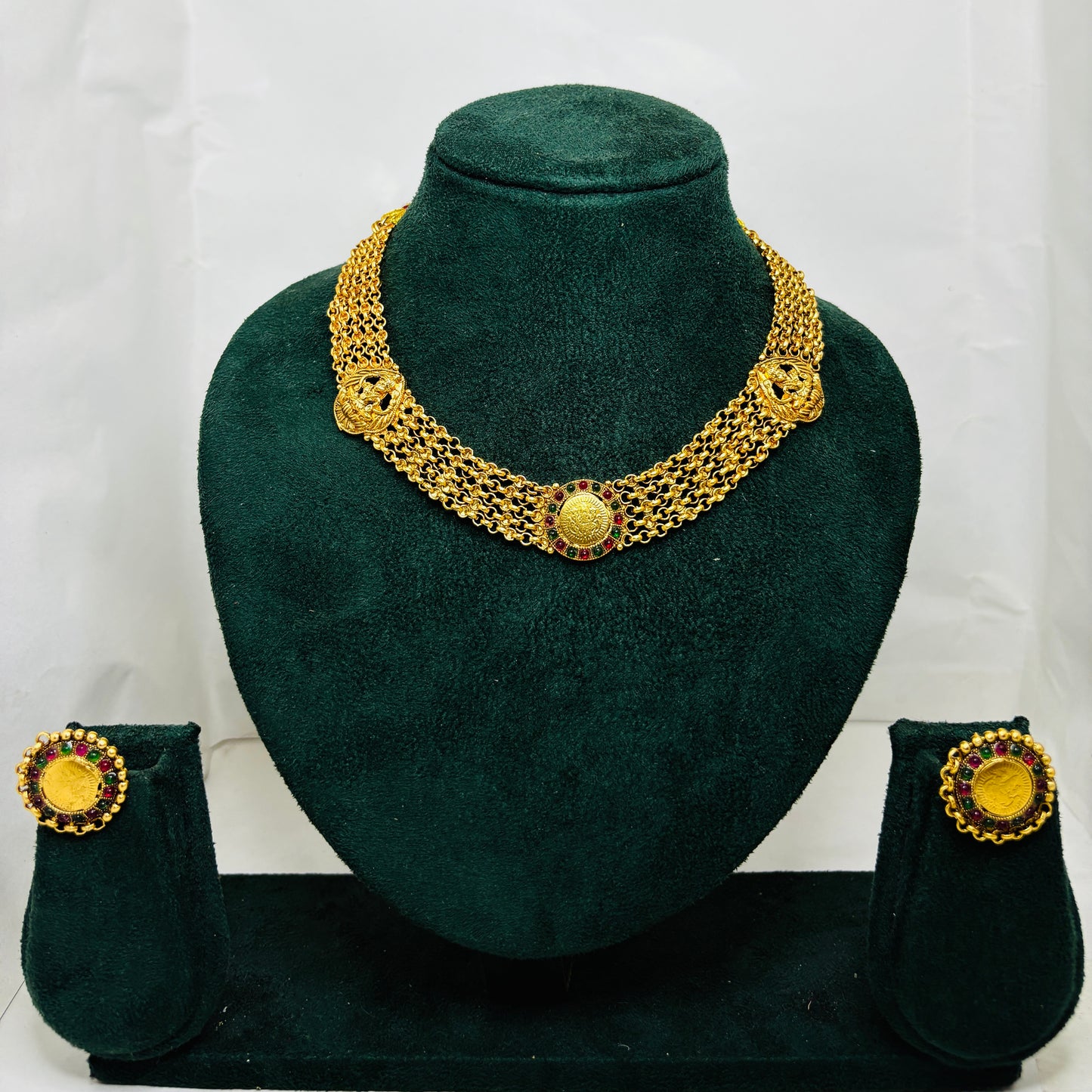 Net Lakshmi chain Necklace