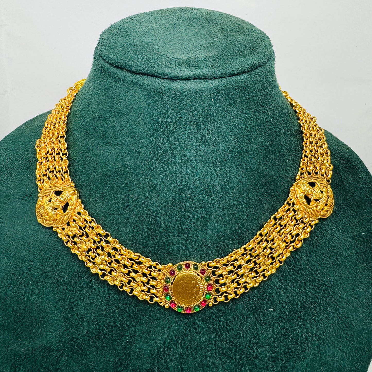 Net Lakshmi chain Necklace