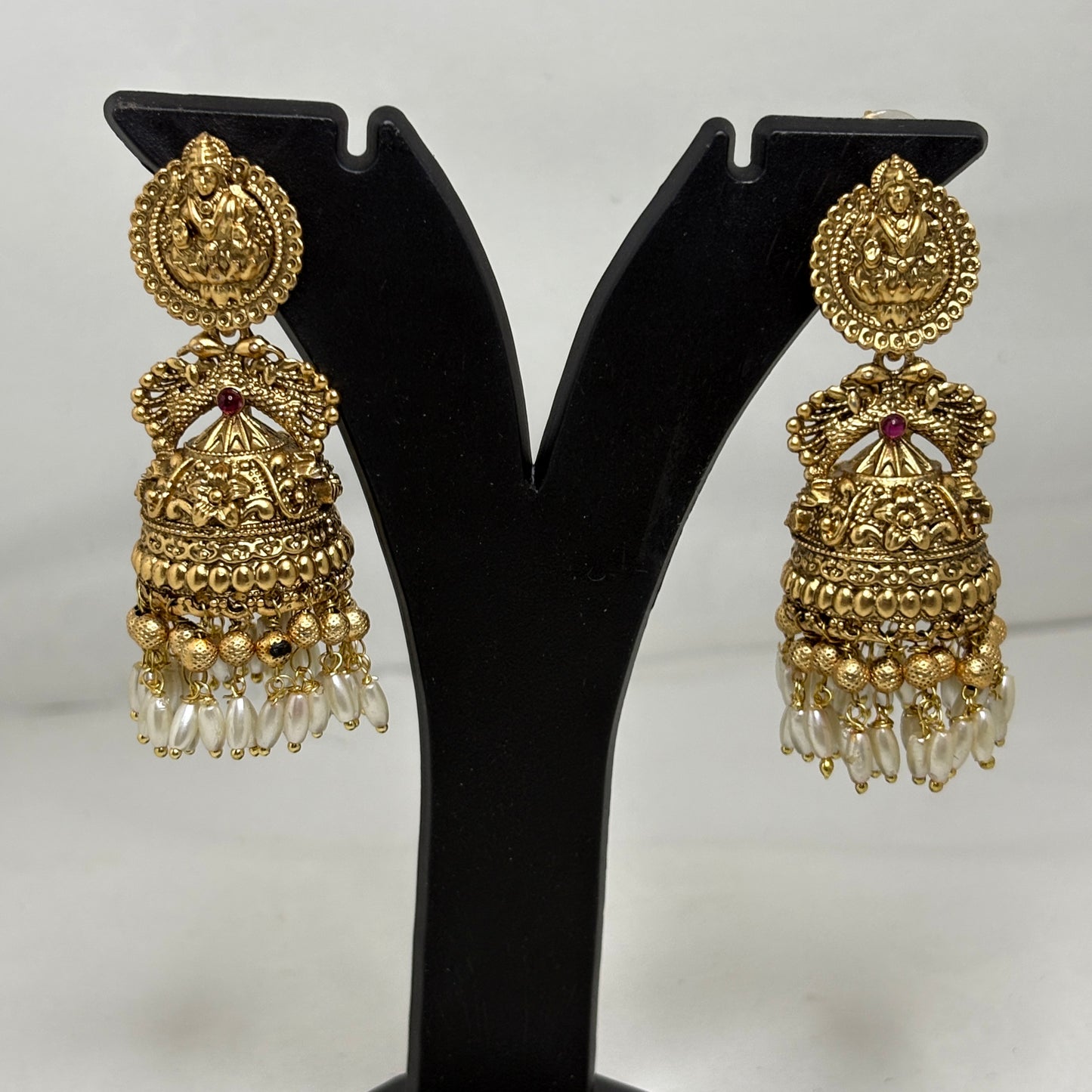 Rice Bead Jhumka